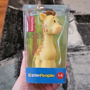 Fisher-Price -Big Size- Little People Yellow Giraffe Toy Figure- Brand New
